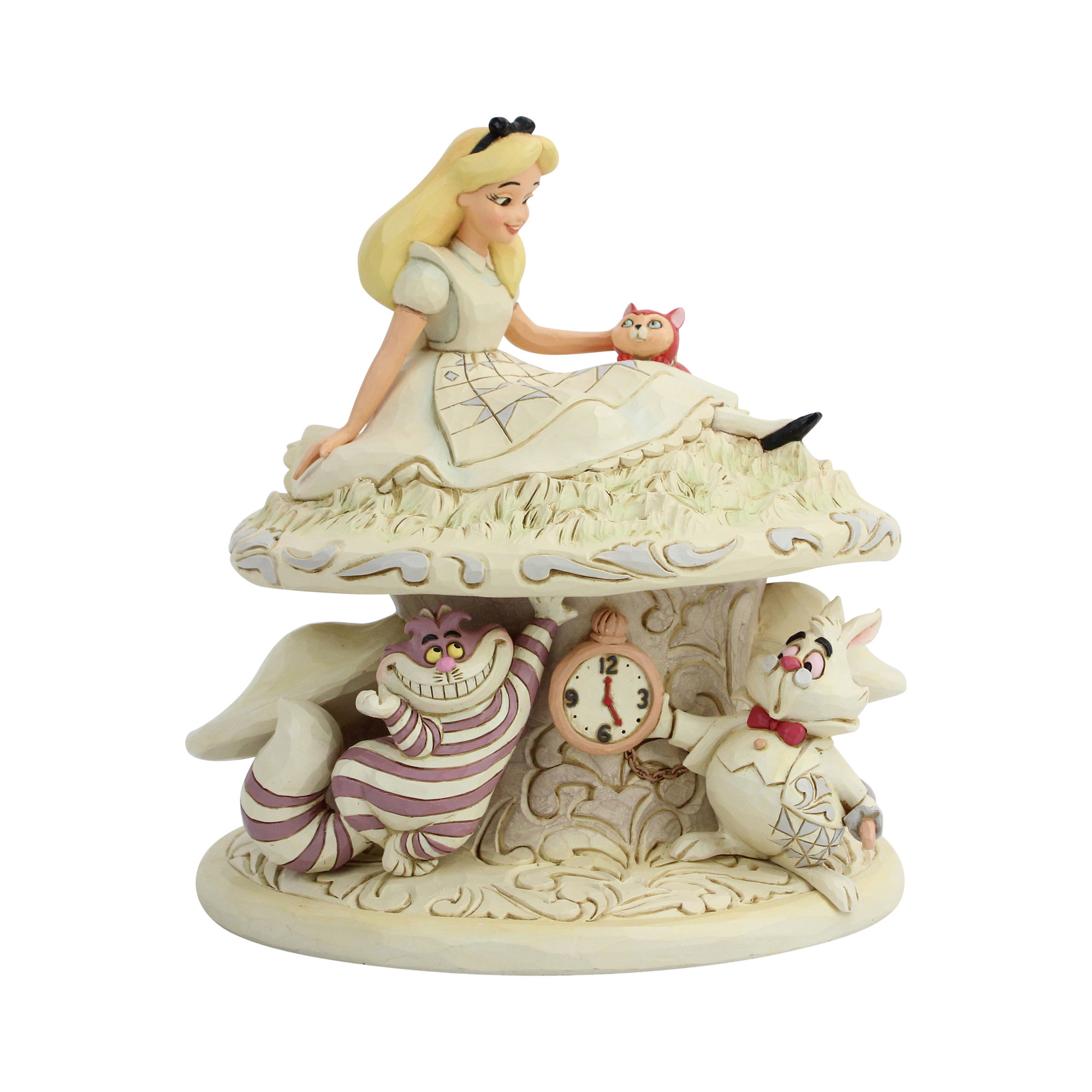 Disney Traditions White Woodland Alice in Wonderland Statue